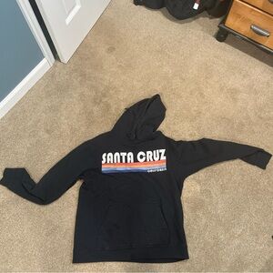 Santa Cruz Skateboards Black Hoodie